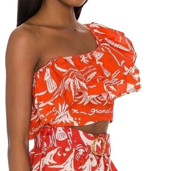 *NWOT Place Nationale Tahore Top in Red Seashore - Sz Large - Picture 2 of 6